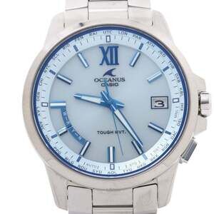 CASIO Casio Oceanus 3-hands watch, model OCWT1502AJF, white, silver, titanium...